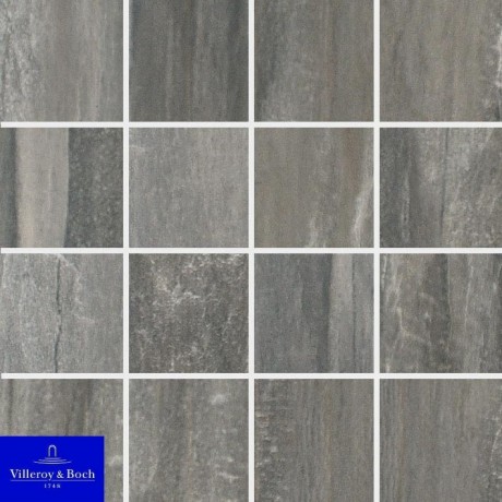 *Mosaiik Townhouse anthracite 2114-LC95 R9 7,5x7,5 - Hansas Plaadimaailm