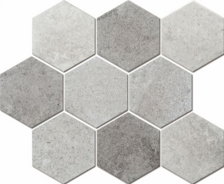 *MARBLE HEXAGON MIX MNCSA001M R10 95x118mm - Hansas Plaadimaailm