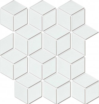 DIAMOND HEX WHITE HPAW6570 MATT R10 48x48mm (260x300) - Hansas Plaadimaailm